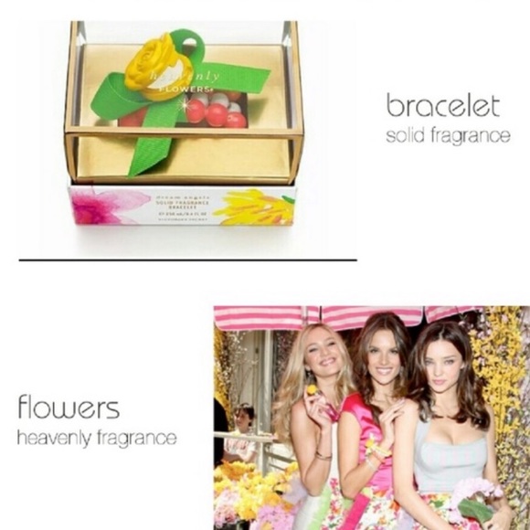 New Victoria Secret Bracelet Fragrance Solide Dream Angles Heavenly Flowers Rare - Picture 3 of 3